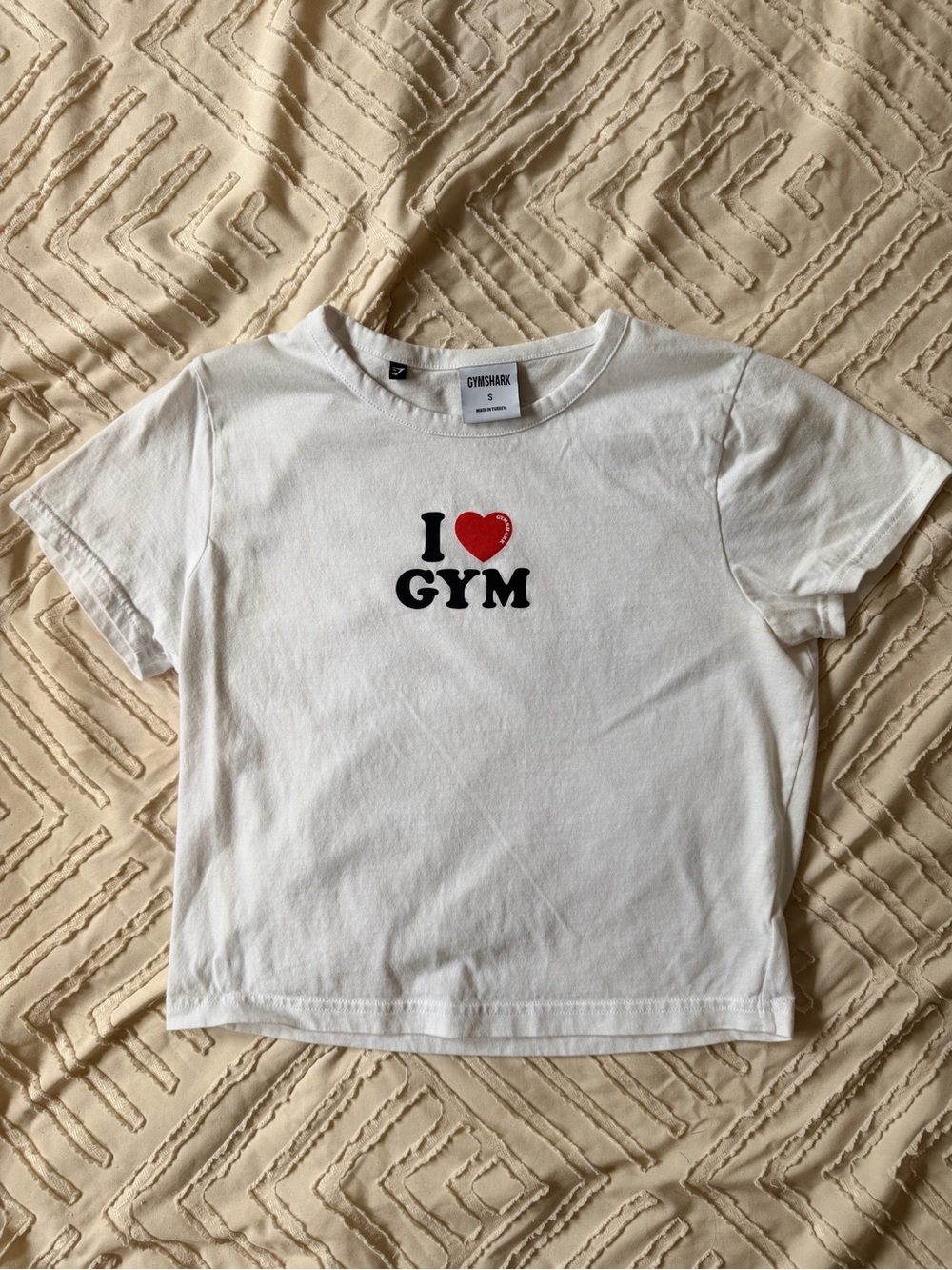 Gymshark I ♥ Gym' White Tee